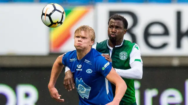Erling Haaland and Efe Ambrose