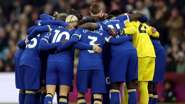 Chelsea players celebrate