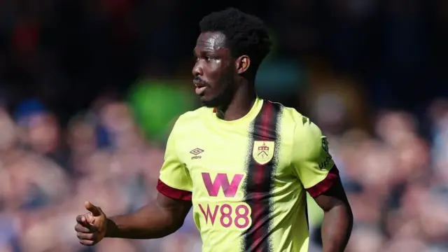 David Datro Fofana in action while on loan at Burnley