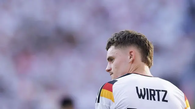 Florian Wirtz in action for Germany