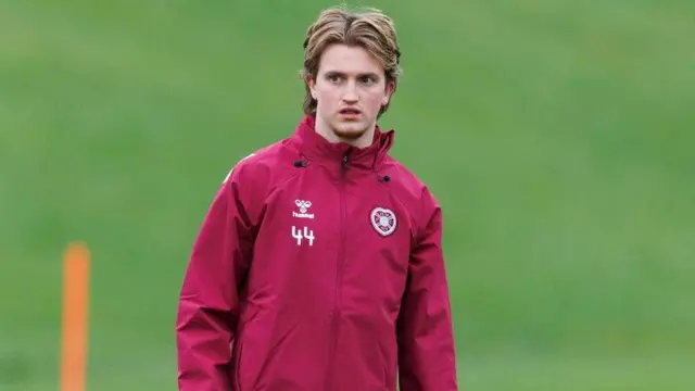 Hearts midfielder Dom Plank