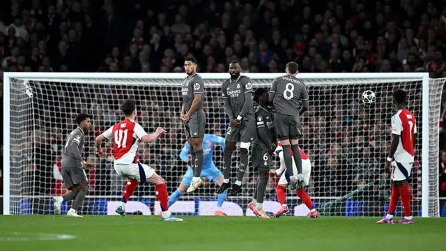 Declan Rice scores from free-kick