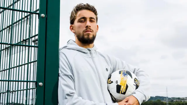 Adil Aouchiche at Aberdeen's training ground