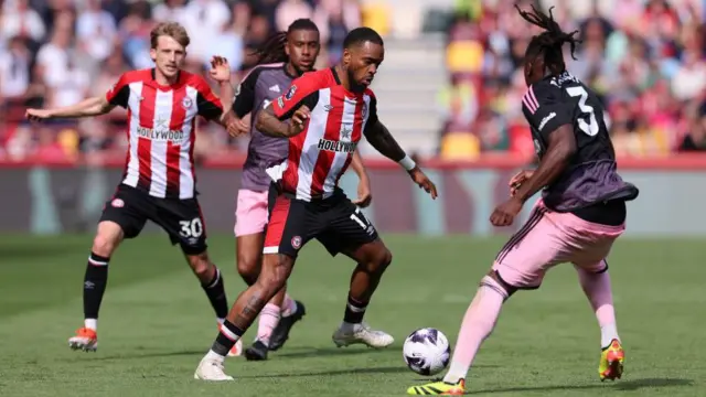 Brentford striker Ivan Toney