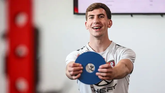 Veljko Milosavljević of Bournemouth during pre-season