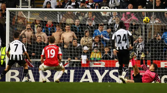 Joey Barton scores a penalty
