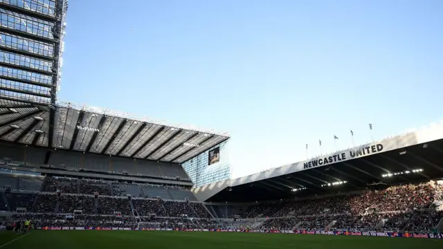 A general view inside St James' Park