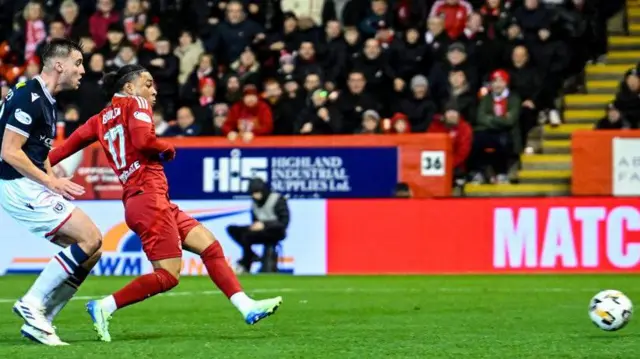 Aberdeen score against Dundee