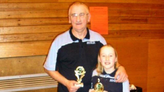 Table tennis player Charlotte Carey was inspired to play by her grandad Malcolm