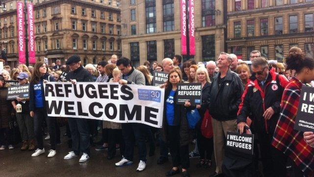 Glasgow vigil