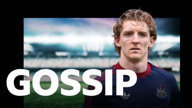 BBC Sport gossip graphic - Anthony Gordon pictured