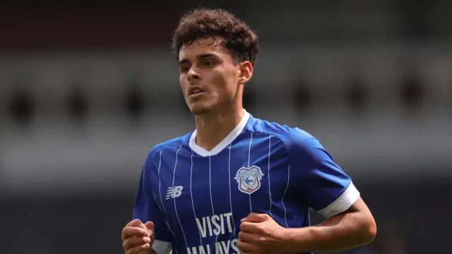 Cardiff City midfielder Alex Robertson