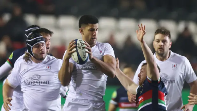 Cormac Izuchukwu in action for Ulster 