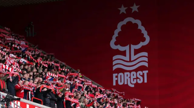 Nottingham Forest fans at the City Ground
