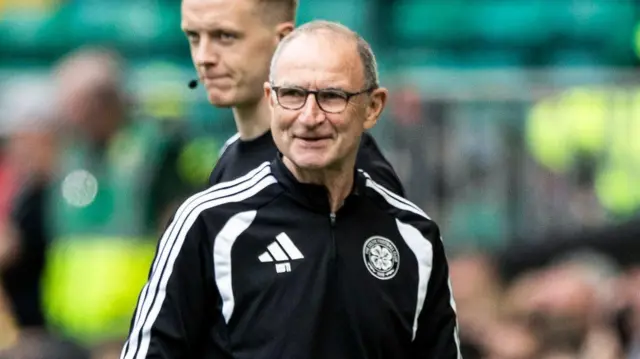 Martin O'Neill on the touchline