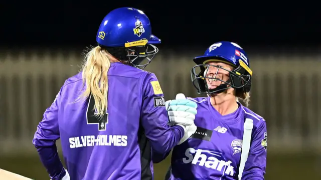 Danni Wyatt-Hodge celebrates win