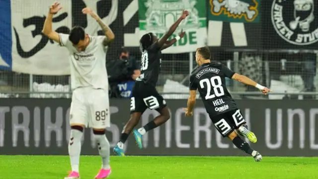 Sturm Graz celebrate