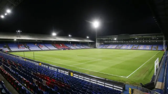 General view inside Selhurst Park