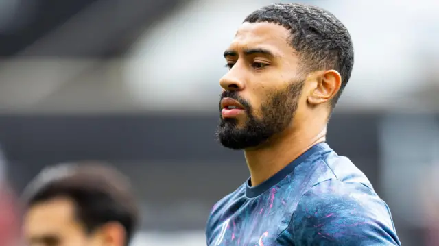 Josh Ginnelly warming up at Swansea