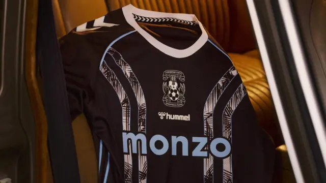 Coventry City's new Hummel kit, in deep chocolate plum with sky blue features.