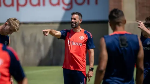 Manchester United assistant manager Ruud van Nistelrooy