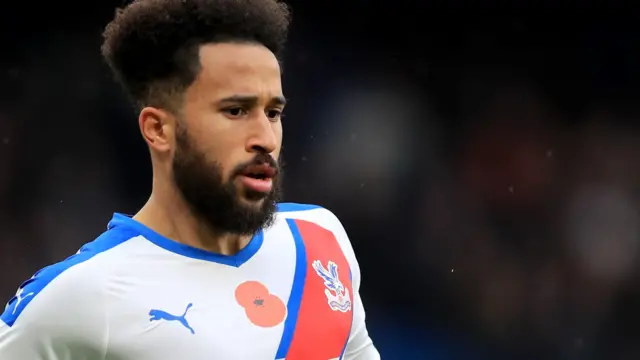 Andros Townsend in action for Crystal Palace