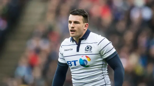 Matt Scott in action for Scotland