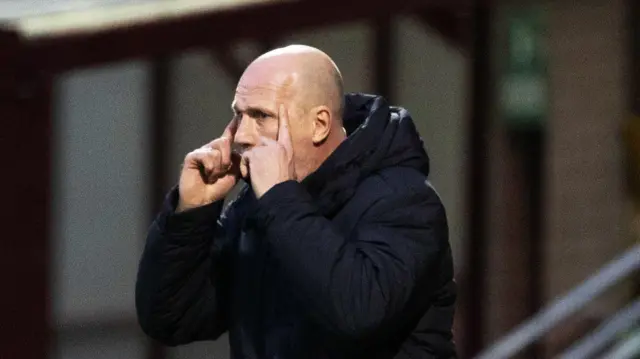 Rangers Manager Philippe Clement during a William Hill Premiership match between Motherwell and Rangers at Fir Park