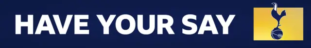 Have your say on Tottenham banner