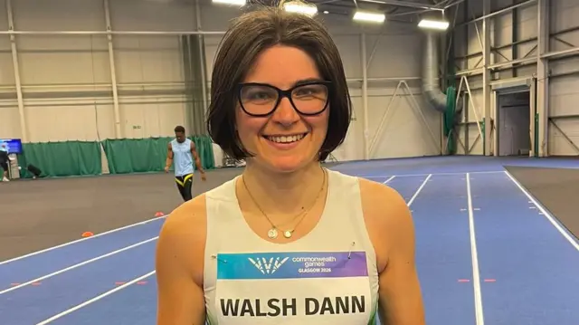 Eve Walsh-Dann finished ninth in the 100m T37/38
