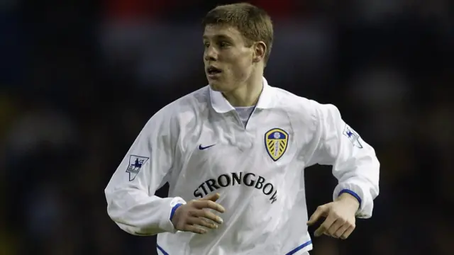 James Milner playing for Leeds United