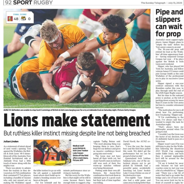 The Sunday Telegraph in Australia 