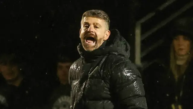 St Mirren manager Stephen Robinson
