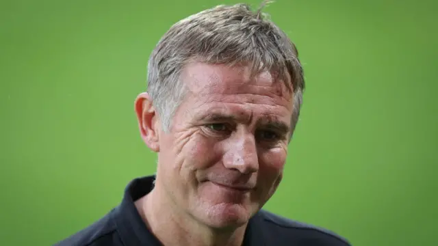 Wrexham boss Phil Parkinson smiles