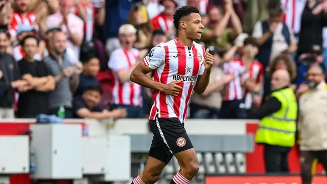 Kaye Furo of Brentford during the Premier League match between Brentford and West Ham United