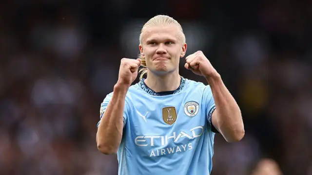 Manchester City striker Erling Haaland
