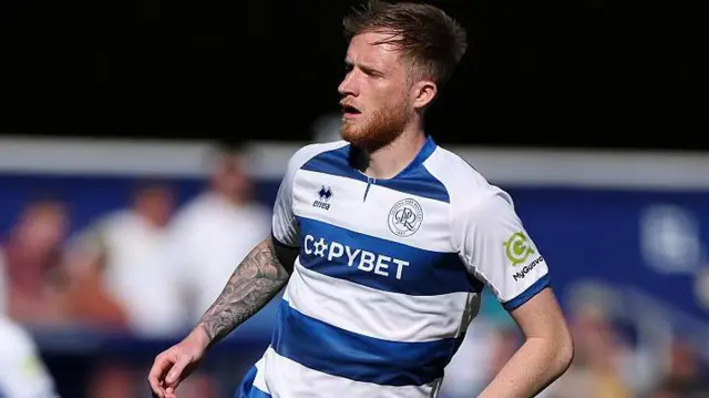 Liam Morrison, in action for QPR