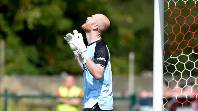 Aaron McCarey looks for inspiration during Portadown loss at Solitude