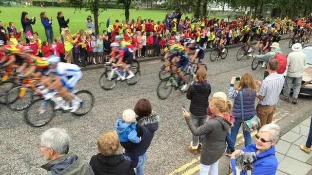 Tour of Britain in Melrose