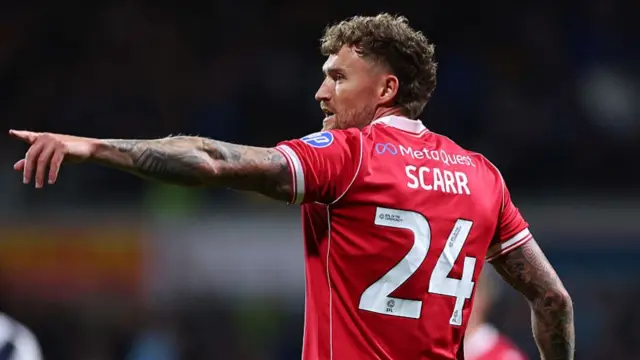 Wrexham defender Dan Scarr