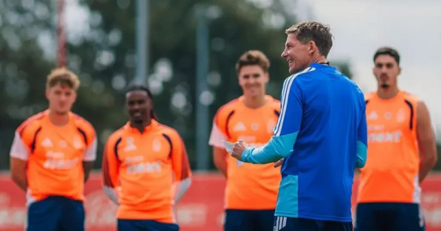 Oliver Glasner started pre-season training with Nottingham Forest this week
