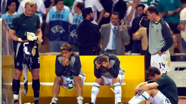Celtic players in Seville