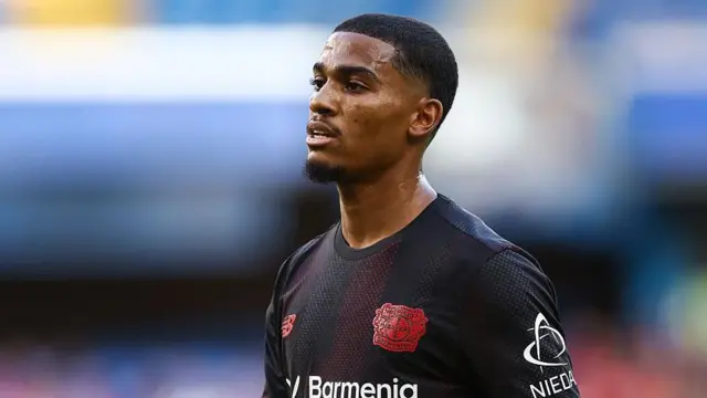 Amine Adli playing for Bayer Leverkusen