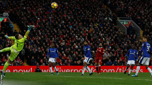 Mohamed Salah has scored 13 Premier League goals this season - four more than Swansea City's team have managed