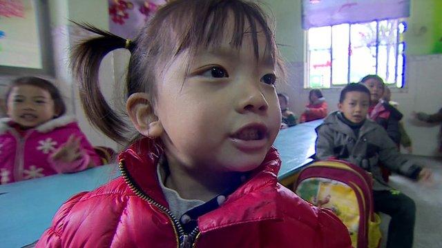 Classroom of children