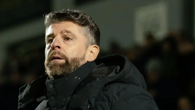  St Mirren manager Stephen Robinson during a Scottish Gas Men's Scottish Cup match between St Mirren and Hearts at the SMiSA Stadium