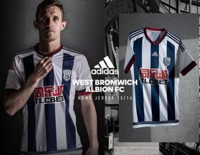 West Brom's new kit