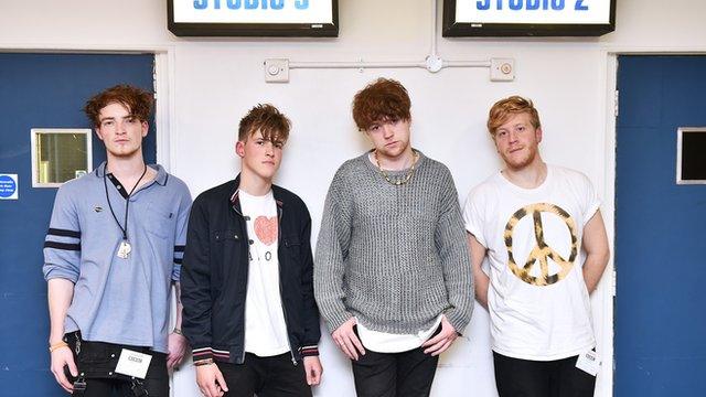 Viola Beach at the 2015 BBC Introducing at Maida Vale