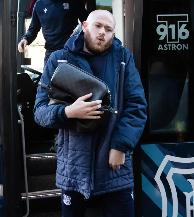 Dundee forward Zak Rudden