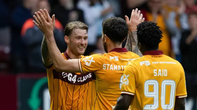 Motherwell celebrate